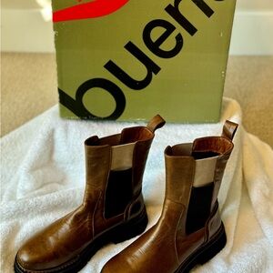 Bueno Brown Leather Boots NIB. Size 36.